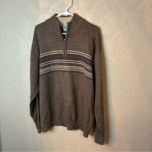 Oscar de la Renta XXL mens 1/4 zip sweater very good condition